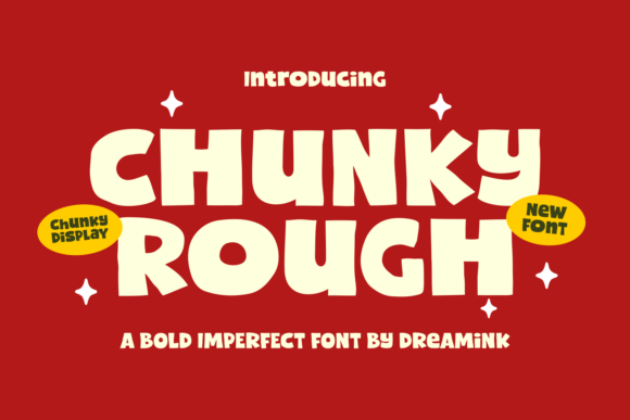 Chunky Rough Font - Featured Image