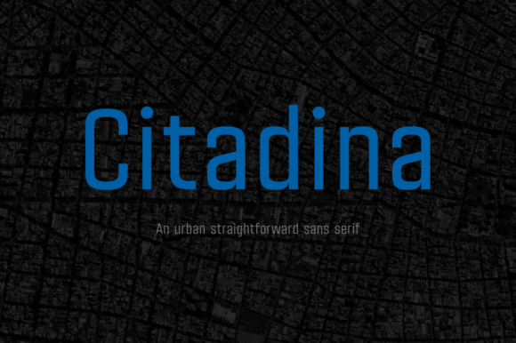 Citadina Family Font - Featured Image