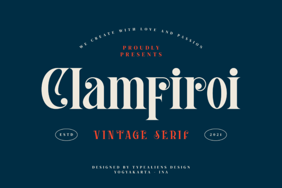 Clamfiroi Font - Featured Image