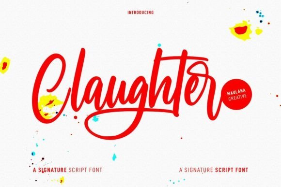 Claughter Font Download for Desktop