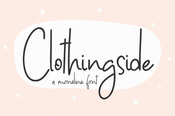 Clothingside Font - Featured Image