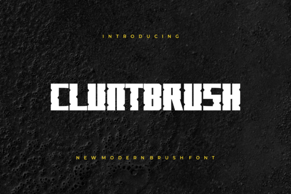 Cluntbrush Font - Featured Image