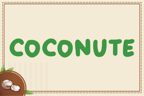 Coconute Font - Featured Image