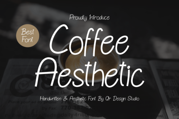 Coffee Aesthetic Font Download for Desktop