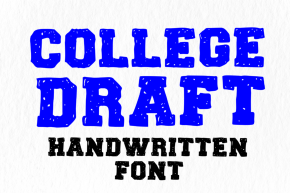 College Draft Font Download for Desktop