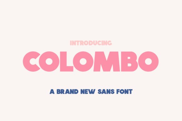 Colombo Font - Featured Image