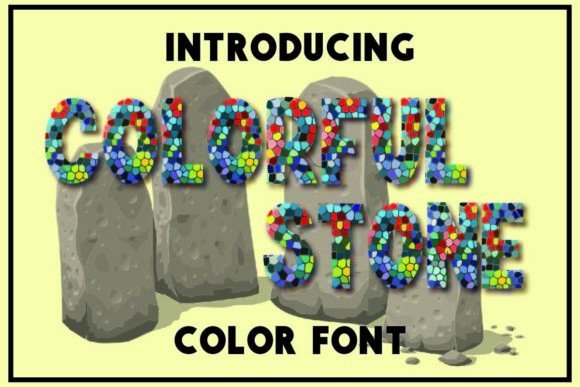 Colorful Stone Font - Featured Image