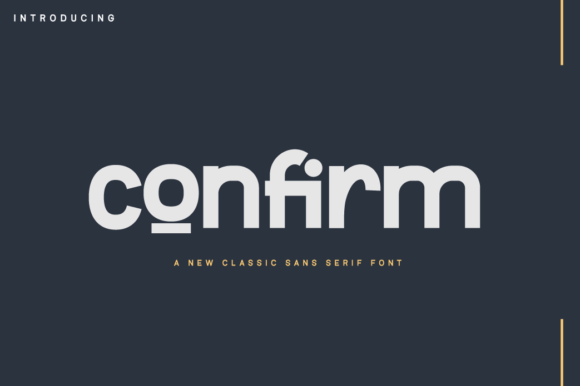 Confirm Font - Featured Image