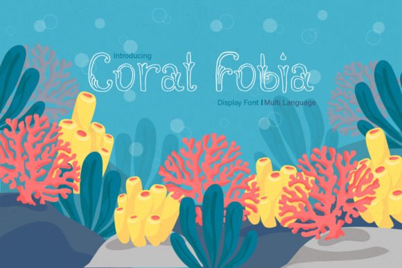 Coral Fobia Font - Featured Image