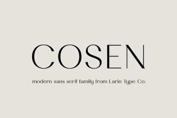 Cosen Font - Featured Image