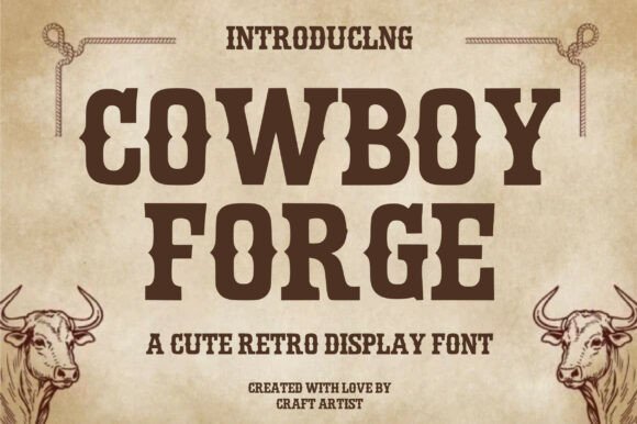 Cowboy Forge Font Download for Desktop