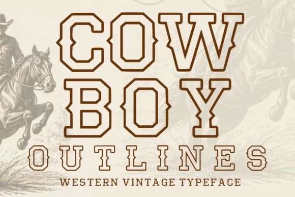Cowboy Outlines Font Download for Desktop