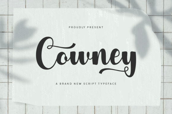Cowney Font Download for Desktop