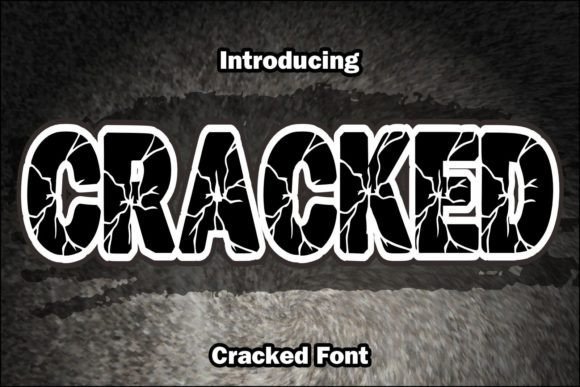 Cracked Font - Featured Image