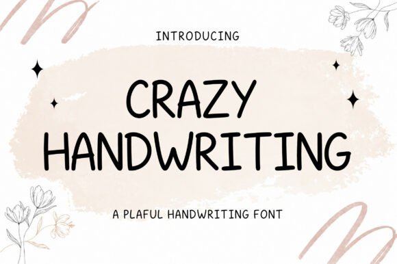 Crazy Handwriting Font - Featured Image