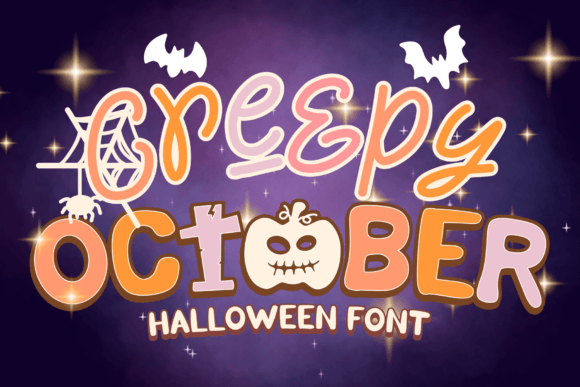 Creepy October Font - Featured Image