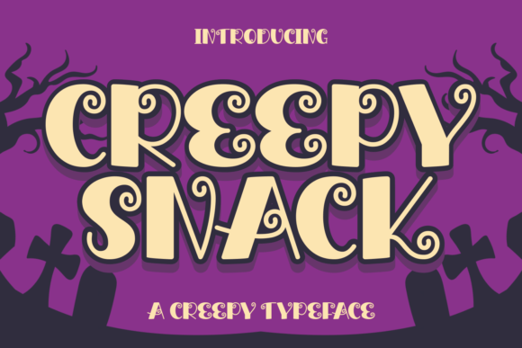 Creepy Snack Font - Featured Image