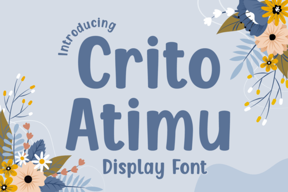 Crito Atimu Font - Featured Image