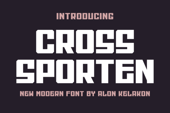 Cross Sporten Font Download for Desktop