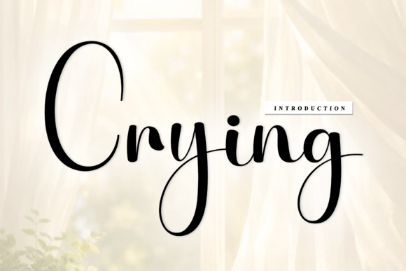 Crying Font Download for Desktop