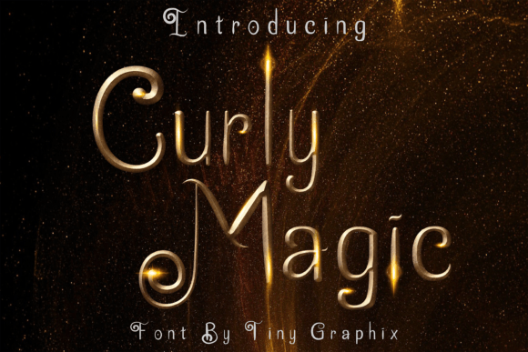 Curly Magic Font - Featured Image