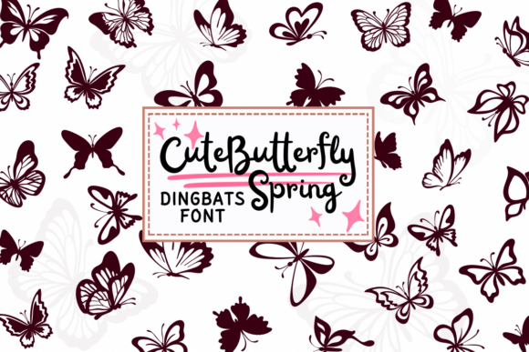 Cute Butterfly Spring Font Download for Desktop