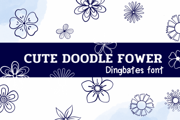 Cute Flower Doodle Font Download for Desktop