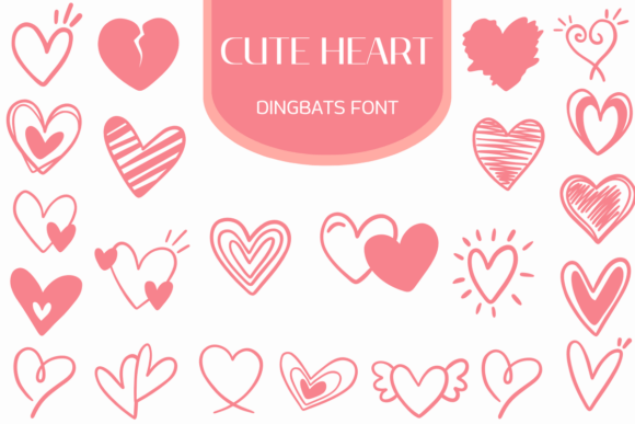 Cute Heart Font Download for Desktop