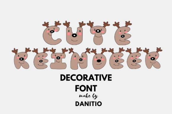 Cute Reindeer Font Download for Desktop