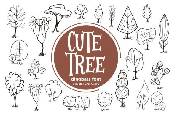 Cute Tree Font Download for Desktop