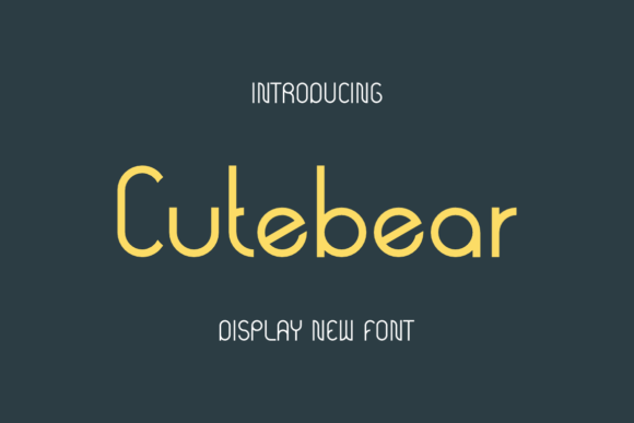 Cutebear Font - Featured Image