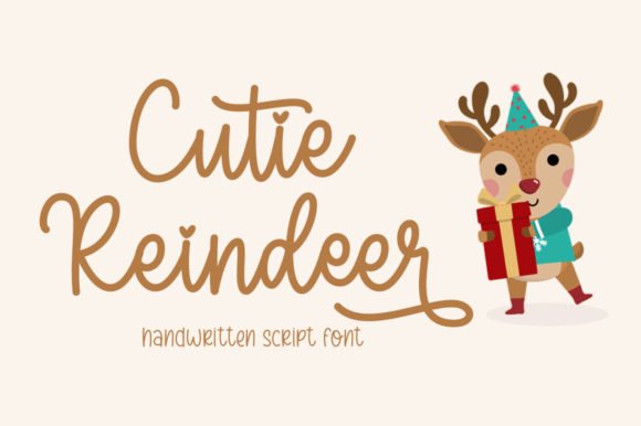 Cutie Reindeer Font Download for Desktop
