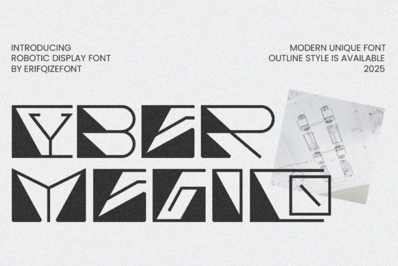Cyber Megico Font - Featured Image