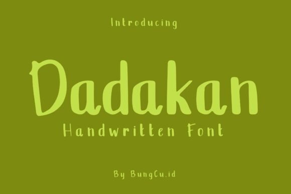 Dadakan Font Download for Desktop