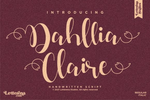 Dahllia Claire Font Download for Desktop