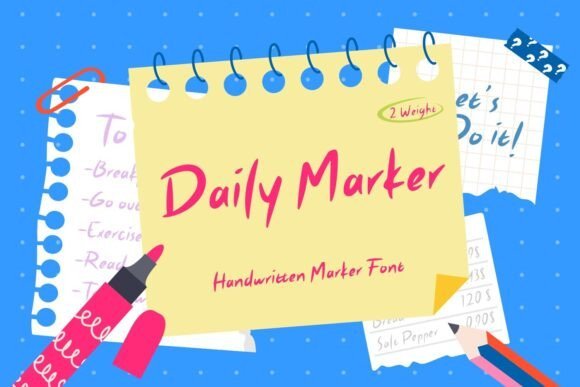 Daily Marker Font Download for Desktop