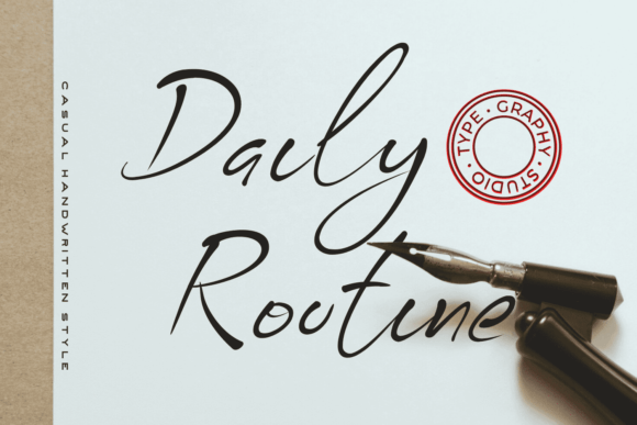 Daily Routine Font Download for Desktop