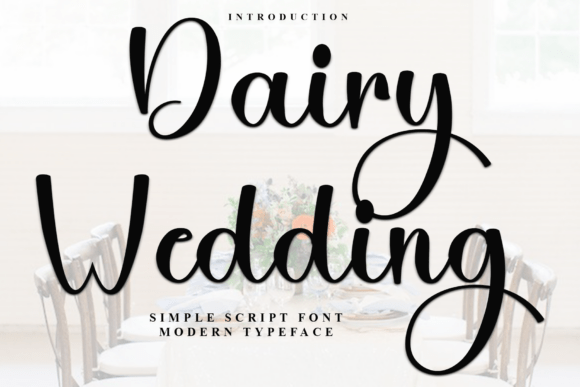 Dairy Wedding Font - Featured Image