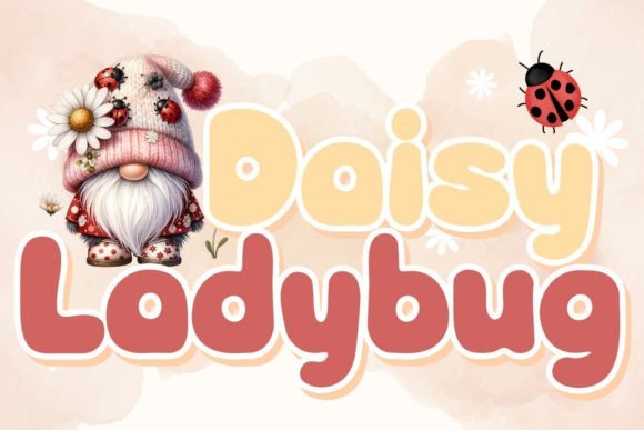 Daisy Ladybug Font - Featured Image