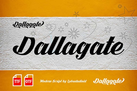 Dallagate Font Download for Desktop