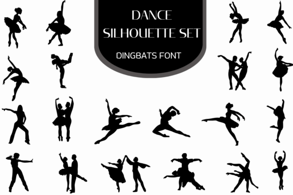 Dance Silhouette Set Font - Featured Image