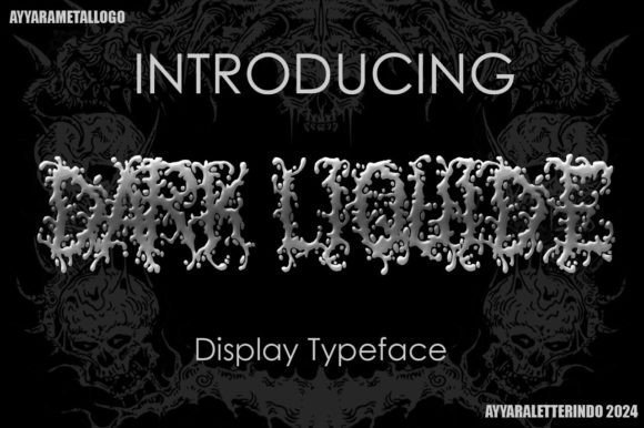 Dark Liquide Font - Featured Image