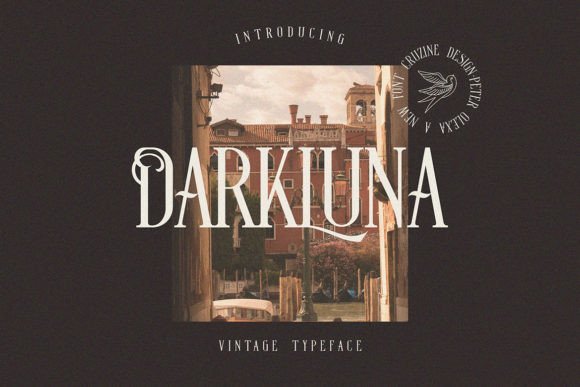 Dark Luna Font - Featured Image