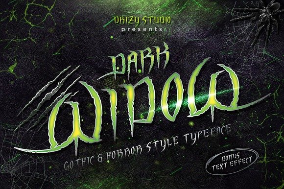 Dark Widow Font - Featured Image