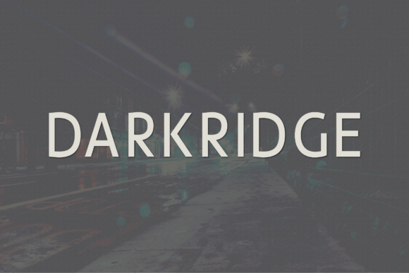 Darkridge Font - Featured Image