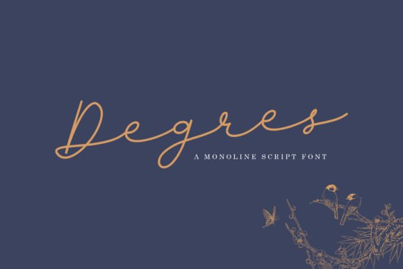Degres Script Font - Featured Image