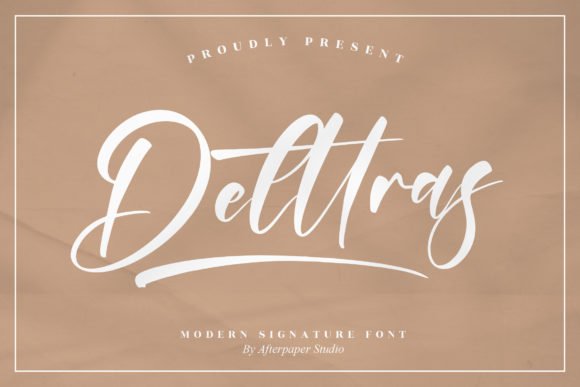 Delttras Font - Featured Image