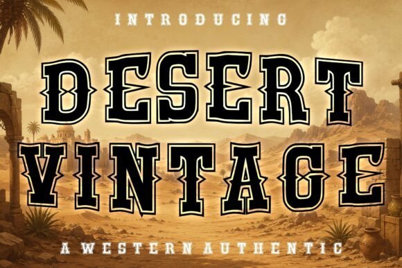 Desert Vintage Font - Featured Image