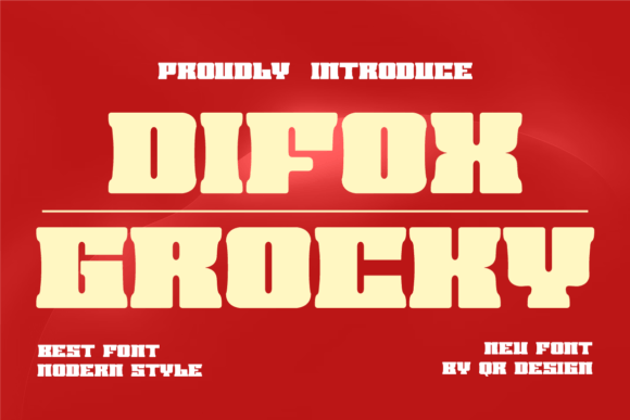 Difox Grocky Font - Featured Image