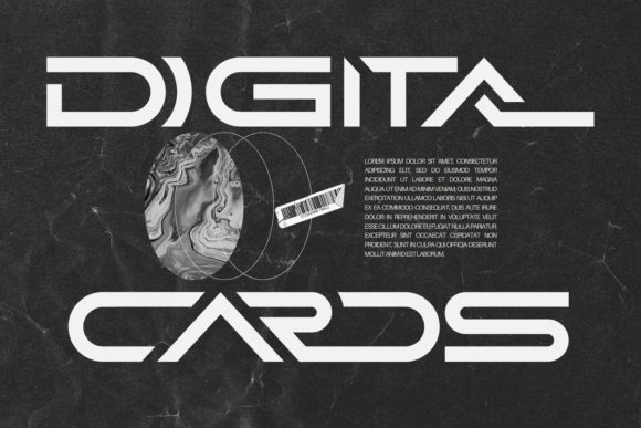 Digital Cards Font - Featured Image